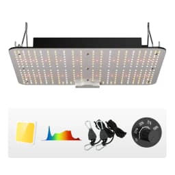 SucceBuy Quantum Board LED Grow Light 281B Full Spectrum Phyto Plants Lamp for Greenhouse Growing Indoor Plant Vegetable Growth