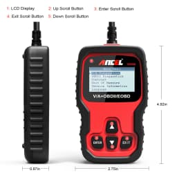 ANCEL VD500 OBD2 Scanner Diagnostic Tool for VW Audi Skoda Seat Diagnostic Check Engine Light EPB ABS SRS Code Reader Throttle