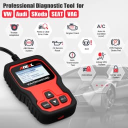 ANCEL VD500 OBD2 Scanner Diagnostic Tool for VW Audi Skoda Seat Diagnostic Check Engine Light EPB ABS SRS Code Reader Throttle