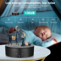 Turntable Electric 13CM Mini Turntable Turntable 360° Turntable for Photography USB Operating Automatic Turntable of Jewelry