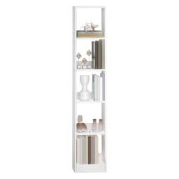 Bookcase, Cube Shelf, Modern Open Wooden Shelving Unit, Storage Shelves and Display Shelves for Living Room, White