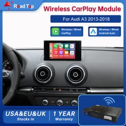 Road Top Wireless Android Auto For Audi Car A3 S3 Q2 B9 2013-2018 Carplay Interface Mirror Link Air Play