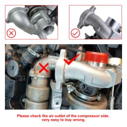 Turbocharger for Citroen C3 C4 FORD FOCUS C-MAX 1.6HDI 4917307504 balanced Turbo