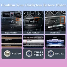 AUTOTOP Wireless CarPlay Android Adapter Box For Mercedes Benz C GLC/C/GLC/GLA Class 2013-2018 NTG 4.5/5.0 MirrorLink RearCamera