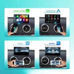BONROAD Wireless CarPlay Android Auto Adapter Module MMI Box USB Video for Audi A3 8V 2013-2018 Bluetooth Navigation Mirror Link Reverse Camera Airplay Autolink