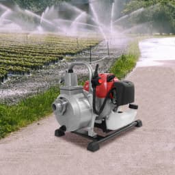 1.25KW Portable Water Transfer Pump, 8500RPM, 2-Stroke 43CC Irrigation Pump for Farms