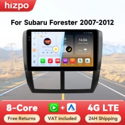 Hizpo 2din Android Auto Radio for Subaru Forester 3 SH Impreza 2007-2013 Carplay 4G Car Multimedia GPS Autoradio AI Voice WIFI