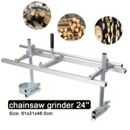 Chainsaw Mill Planking Milling 24 Inch Guide Bar Wood Lumber Cutting Portable Sawmill Aluminum Steel Chain Saw Mill