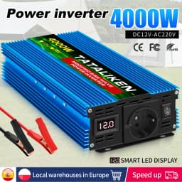 500W 1500W 2000W 2500W 3000W 4000W Modified Sine Wave Inverter Converter12V 220V 50HZ LED Voltage Display