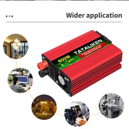 500W 1500W 2000W 2500W 3000W 4000W Modified Sine Wave Inverter Converter12V 220V 50HZ LED Voltage Display