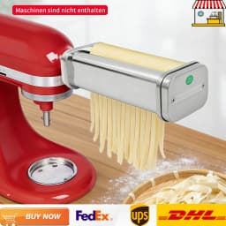 Stand Mixer Pasta Making Attachment| Spaghetti/Nudelblatt/Fettuccine Maker Pasta Attachment Tools