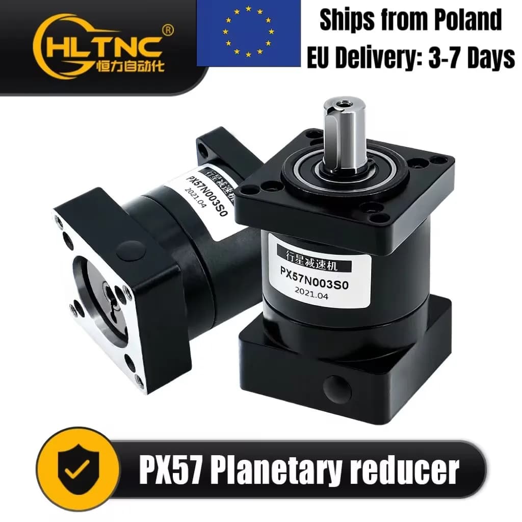High Accuracy Planetary Reducer PX57 Suit For Nema23 57 Flange Stepper Motor Input Hole 8mm 10Arcmin Max 25Nm For CNC