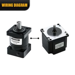 High Accuracy Planetary Reducer PX57 Suit For Nema23 57 Flange Stepper Motor Input Hole 8mm 10Arcmin Max 25Nm For CNC