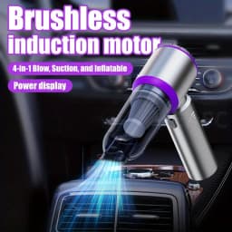 Portable Handheld Vacuum 13000Pa Cordless Car Vacuum Cleaner With Brushless Motor, 4 In 1 For Keyboard, Home, Pet And Car