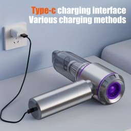 Portable Handheld Vacuum 13000Pa Cordless Car Vacuum Cleaner With Brushless Motor, 4 In 1 For Keyboard, Home, Pet And Car