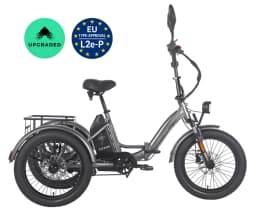 Fafrees F20 Mate Folding Electric Tricycle Adults 20 Inch Cargo E-bike 500W with 48V 21Ah/23.45Ah Removable Battery