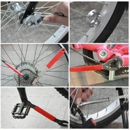 [EU Stock] 44pc Bicycle Repair Tools Bike Repair Sets Chain Breaker Cutter Crank Puller Flywheel Removal Bike Wrench Fix Tool