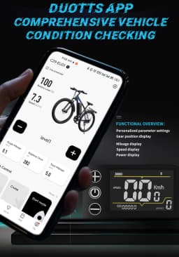 DUOTTS C29 Electric Bicycle 750W Motor 48V30AH Lithium Battery Adult Electric Bike 29-inch Tire Riding City Mountain Snow E-bike