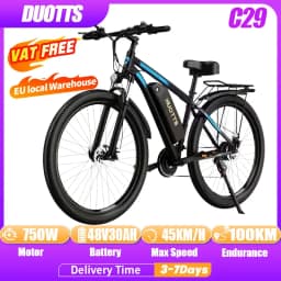 DUOTTS C29 Electric Bicycle 750W Motor 48V30AH Lithium Battery Adult Electric Bike 29-inch Tire Riding City Mountain Snow E-bike