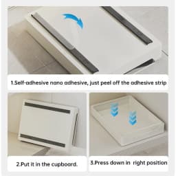 Pull Out Cabinet Organizer Fixed With Damping Guide Noiseless Slide Out Pantry Shelves, Sliding Drawer Pantry Shelf For Kitchen