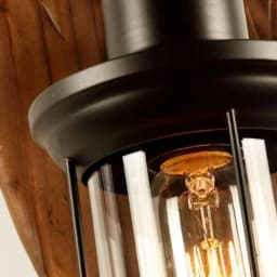 Retro Wall Lamp Wooden Creative Vintage Wall Lights Art Lantern E27 Glass Wall Lamp Metal Wall Light 230 x 360 mm