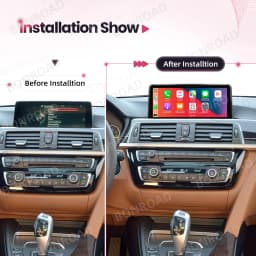 BONROAD Wireless Carplay Android Auto Radio Touch Screen For BMW 1 2 3 4 Series F20 F21 F22 F30 F31 F33 F34 F36 NBT System