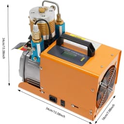 1800W PSI Auto Stop High Pressure Air Compressor Pump PCP 4500PSI Compressed Air Pump 0-30MPA 300 Bar