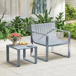 2-Piece Garden Furniture Set,Weatherproof Balcony Set Made of Polypropylene,Balcony Furniture Set,Patio Furniture,for Patio