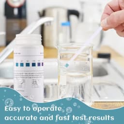 Wasserhärte Teststreifen, 100 Wasserhärte Messen, Wasserhärte Test, Härtegrad Wasser Messen für Haus,