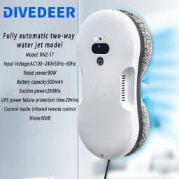 DIVEDEER Two-way spray window cleaner machine large suction Smart Automatic household high-rise glass window cleaner machine