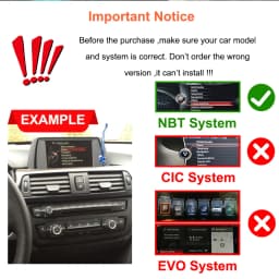 Bonroad 10.25 "Wireless Carplay Android Auto Linux Car Radio For BMW 1/2/3/4 Series F20 F21 F30 F31 F32 F33 F34 F36 NBT System