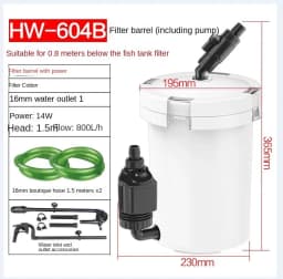 Sunsun Aquarium Filter Aqurium HW-603B LW-603B Accessories for Fish Tanks and Aquariums External Filter for the Aquarium Aquatic