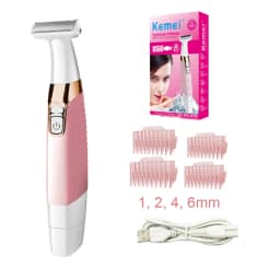 Kemei 1900 Rechargeable Electric Shaver Beard Shaver Electric Razor Body Trimmer Men Shaving Machine Hair Trimmer Face Care