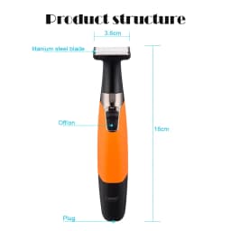 Kemei 1900 Rechargeable Electric Shaver Beard Shaver Electric Razor Body Trimmer Men Shaving Machine Hair Trimmer Face Care