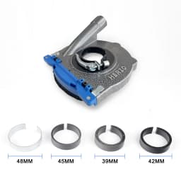 HERZ0 5inch Aluminum Dust Shroud with a Diamond Grinding Cup Wheel of Angle Grinder