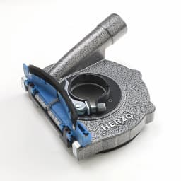 HERZ0 5inch Aluminum Dust Shroud with a Diamond Grinding Cup Wheel of Angle Grinder