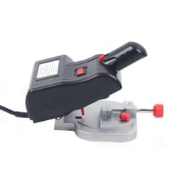 6000 rpm Mini Cross Saw Miter Saw Table Cutting Machine Small Table Steel Saw Blade Cut Saw 0°-45° Adjustable for Wood Metal