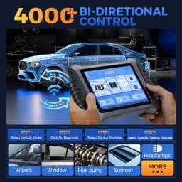 XTOOL IP900 BT Bluetooth Diagnostic Tools All System Automotive Scanner 41+ Resets Bidirectional ECU Coding With CAN FD DOIP FCA