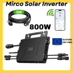 800W Micro Inverter Dual Mppt 96% Efficiency 60V Dc Input 13.5A Wifi Monitoring Ip67 Plug and Play Solar Inverter