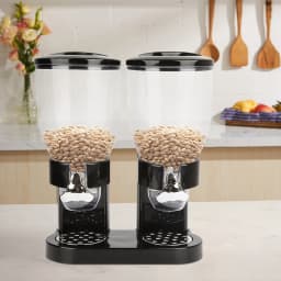 Muesli dispenser / Cereal dispenser / Cornflakes dispenser / Double dispenser for muesli, cornflakes and cereals