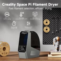 Creality 3D new Space Pi Filament Dryer Box 1KG Filament Adjustable Dehydrator 45℃-70℃ Drying Time Setting 0-48h 3D Printer Part