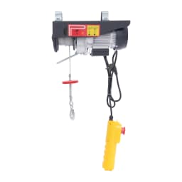 250kg Electric Hoist Lifting Crane Wired Remote Control Cable Hoist Winch for Boat Car Garage Elevator