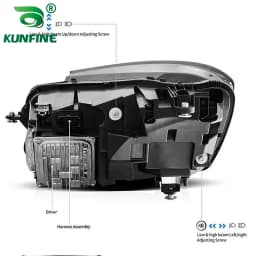 2x Car Headlight Assembly For Benz S-Class W222 2014-2017 LED Dynamic Turning Signals Plug and Play Head Lamp DRL Headlights