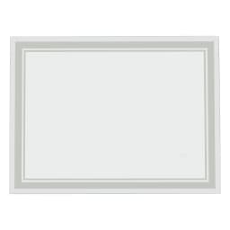 LED Bathroom Mirror, 60x80cm Wall-Mounted Bathroom Mirror, Dimmable Rectangular Makeup Mirror Lighted Bathroom Mirror