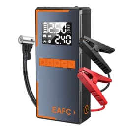 4 in1 Car Jump Starter Air Pump Power Bank Lighting Portable Air Compressor Cars Battery Starters Starting Auto Tyre Inflator