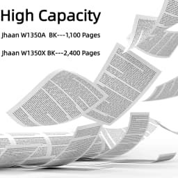 Jhaan 135A 135X Toner Replacement for HP 135A W1350A 135X W1350X Laserjet MFP M234dw M234sdw M234sdn M234dwn M209dw M209dwn