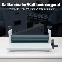 Manual l Cold Roll Rolling Machine Max Laminated 14 inches Image laminator for Posters Photo Book Cover 