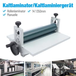 Manual l Cold Roll Rolling Machine Max Laminated 14 inches Image laminator for Posters Photo Book Cover 