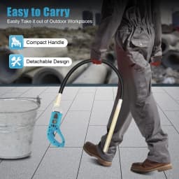 1300W Electric Concrete Vibrator 4000RPM High Power Portable Cement Mixing Tool with All-Copper Motor, 1.5m Rod, 220V for Construction Site Use
