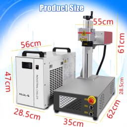 EU Stock CRS 10/15W UV Laser Marker with Chiller 355nm UV Laser Engraving Machine for Metal Wood PVC Acrylic Domestic Factory